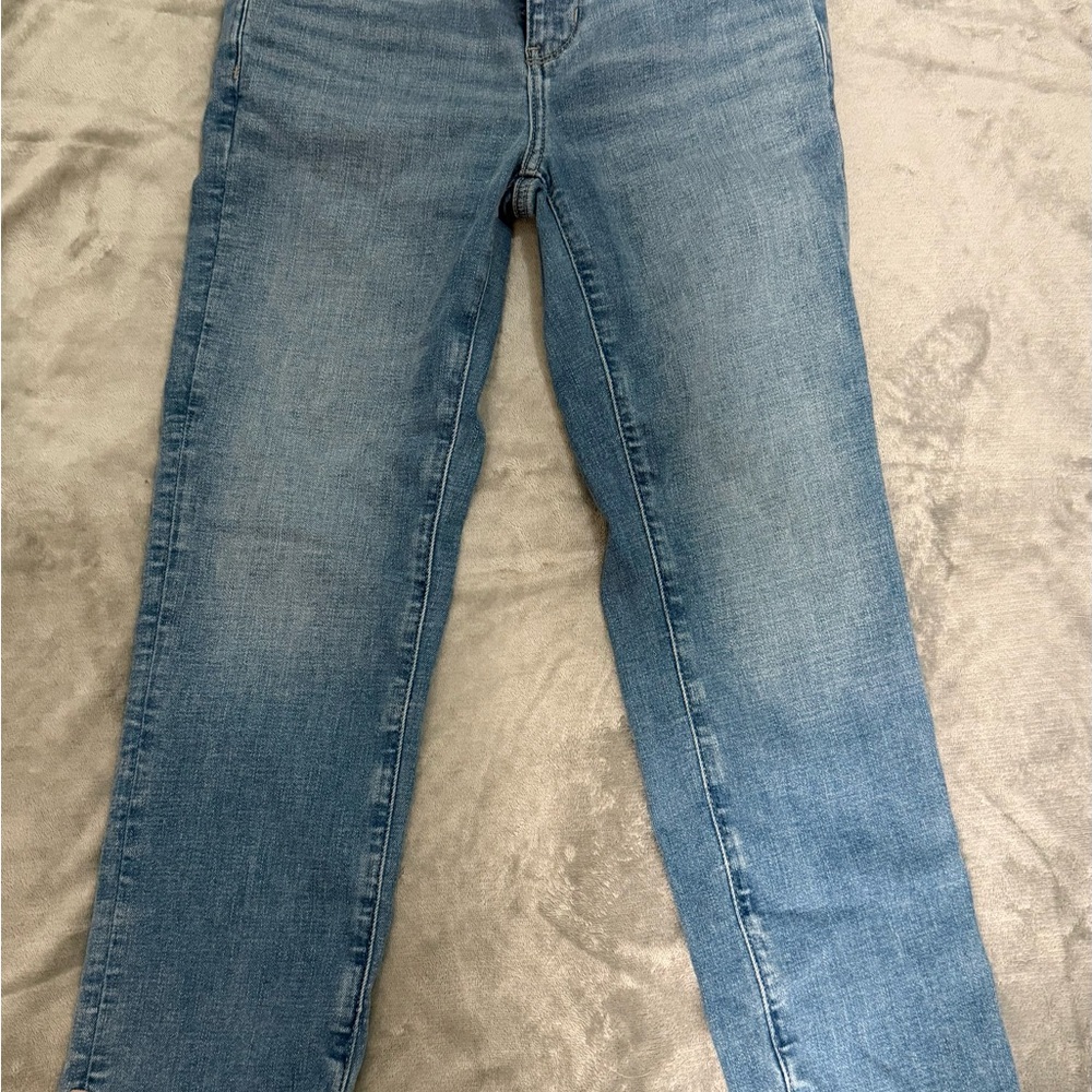 American Eagle Outfitters Light Blue Crop Skinny Jeans